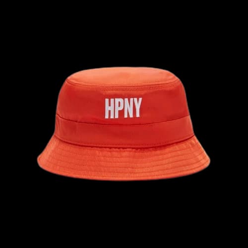 Heron Preston Embroidered Nylon Bucket Hat 'Orange/White'