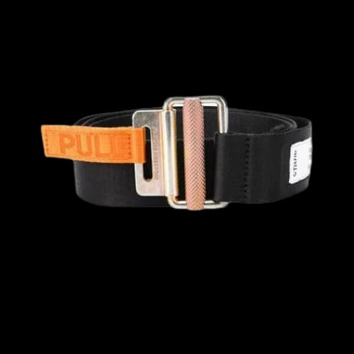 Heron Preston Logo Tape Belt 'Black/Gold'