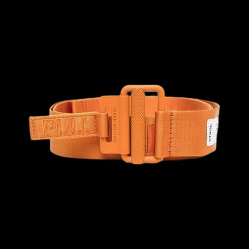 Heron Preston 4 Cm Classic Buckle Tape Belt 'Orange'