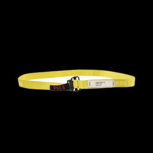 Heron Preston Pull Tab Belt 'Yellow'