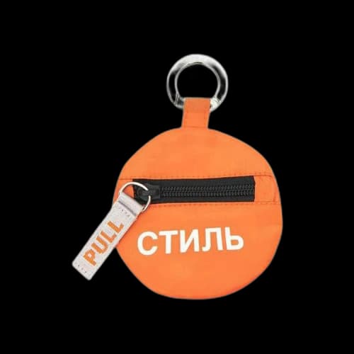 Heron Preston Round Charm CTNMB 'Orange/White'