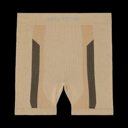 Heron Preston 3D Logo Patch Ribbing Shorts 'Brown/Black'