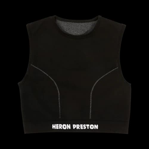 Heron Preston Periodic Crop Top 'Black/White'