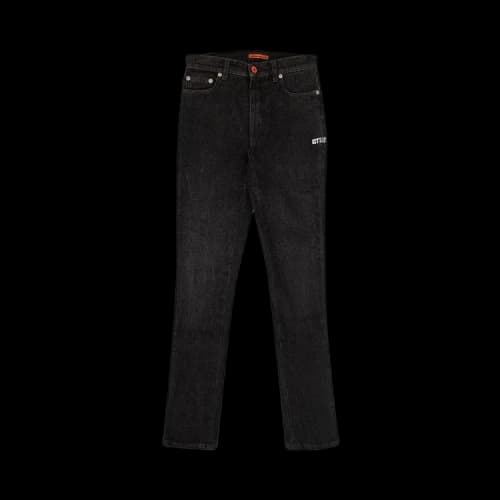 Heron Preston Washed Denim 5 Pocket Jeans 'Black'