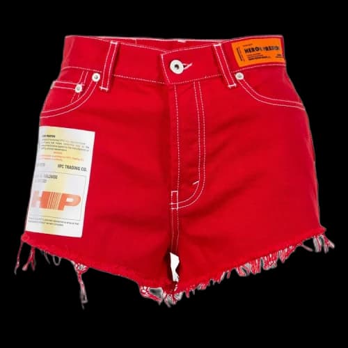 Heron Preston Garment Dyed Shorts 'Red'