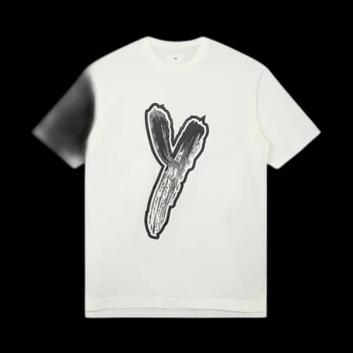 adidas Y-3 Oversized Graphic T-Shirt White