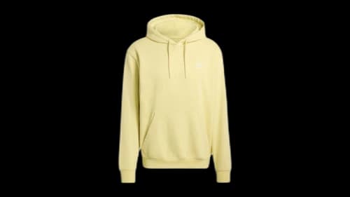 adidas Essential Loose Fleece Hoodie Powder Yellow