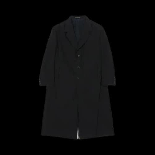 Yohji Yamamoto Pour Homme Shirt Coat 'Black'