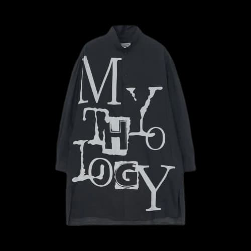 Yohji Yamamoto O-Mytholo Design Shirt 'Black'