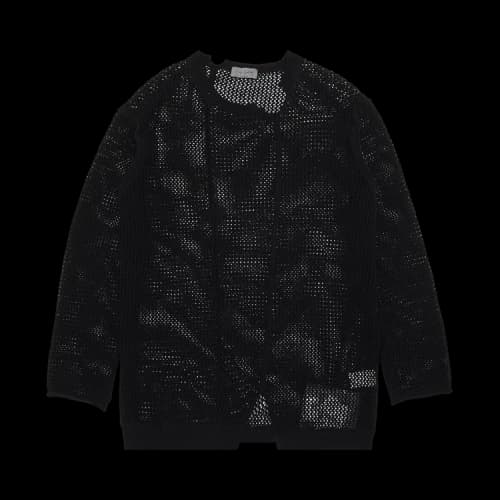 Yohji Yamamoto Pour Homme Pattern Long-Sleeve Pocket Shirt 'Black'