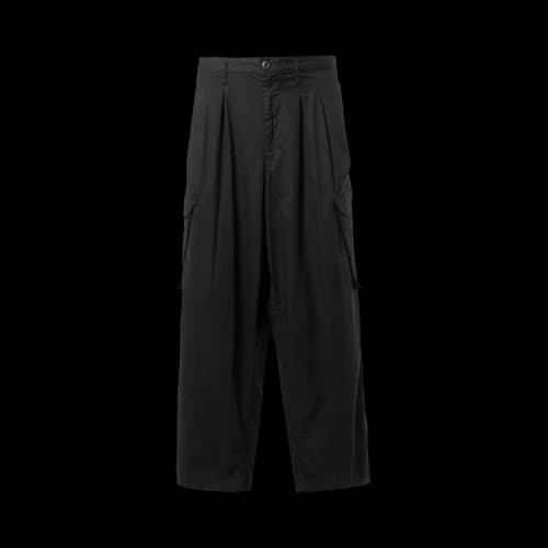 Yohji Yamamoto Pour Homme Tuck Work Pant 'Black'
