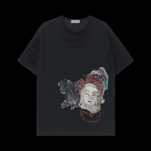 Yohji Yamamoto Pour Homme Yamanekoken Half-Sleeve T-Shirt 'Black'