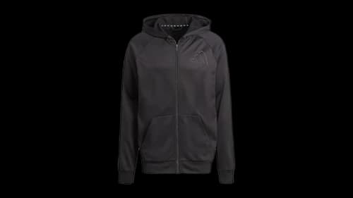 adidas Game And Go Small Logo Full-Zip Hoodie Black