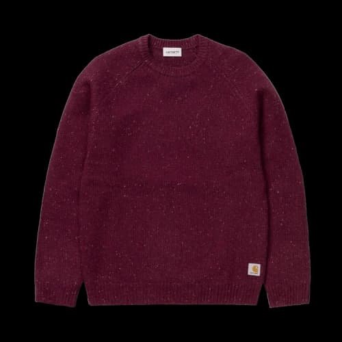 Carhartt WIP Anglistic Sweater 'Merlot'