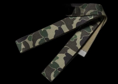 Carhartt WIP Chrome Clip Belt Green Duck Camo