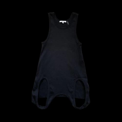Helmut Lang Optic Hole Tank Top 'Black'