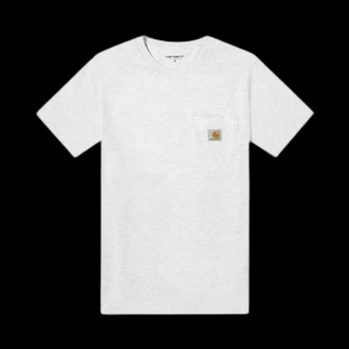 Carhartt WIP Short-Sleeve Pocket T-Shirt 'Ash Heather'