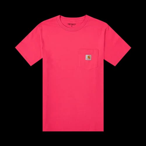 Carhartt WIP Short-Sleeve Pocket T-Shirt 'Ruby Pink'