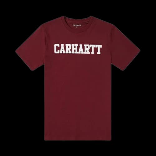 Carhartt WIP Short-Sleeve College T-Shirt 'Chianti'