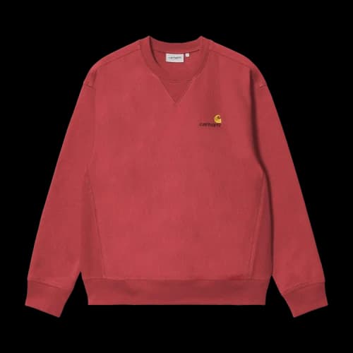 Carhartt WIP American Script Sweatshirt 'Tuscany'