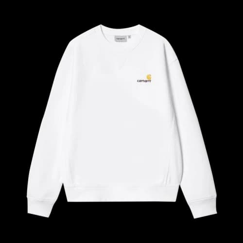 Carhartt WIP American Script Sweatshirt 'White'