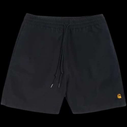 Carhartt WIP Chase Swim Trunks 'Black/Gold'