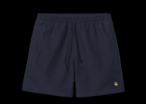 Carhartt WIP Chase Swim Trunks Dark Navy/Gold