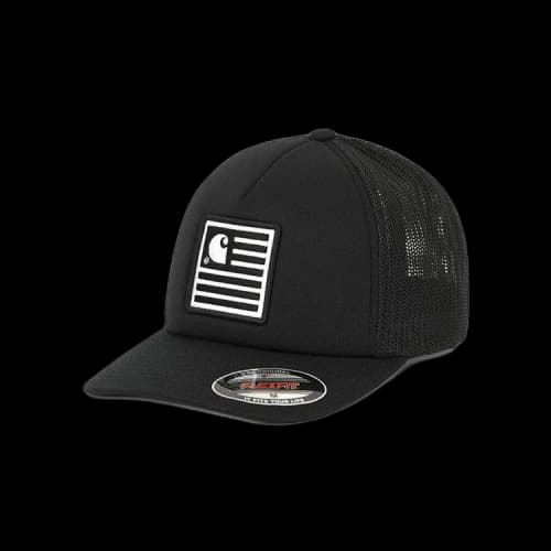 Carhartt WIP State Patch Trucker Cap 'Black'