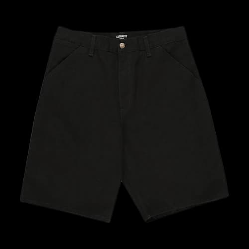 Carhartt WIP Single Knee Shorts 'Black'