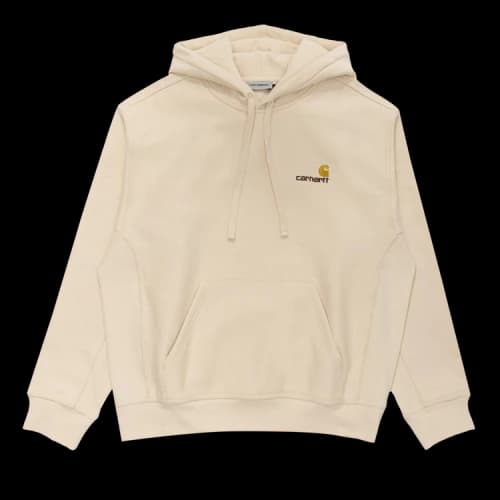 Carhartt WIP Hooded American Script Sweatshirt 'Beige'