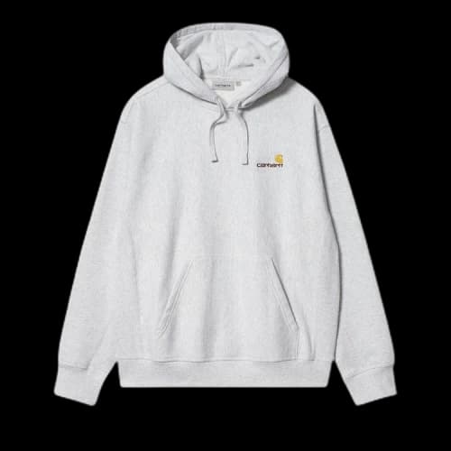 Carhartt WIP Hooded American Script Sweatshirt 'Grey'