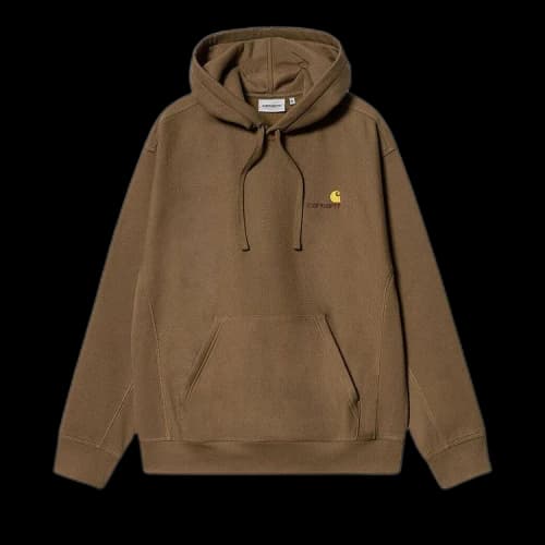 Carhartt WIP American Script Hoodie 'Lumber'