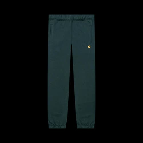 Carhartt WIP Chase Sweatpants 'Juniper/Gold'