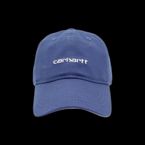 Carhartt WIP Canvas Script Cap 'Elder/White'