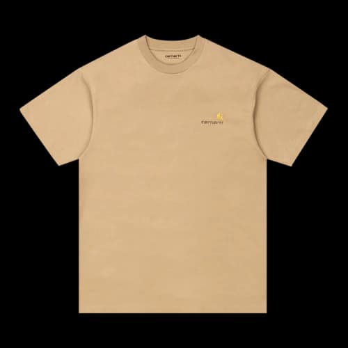 Carhartt WIP American Script T-Shirt 'Dusty Hamilton Brown'