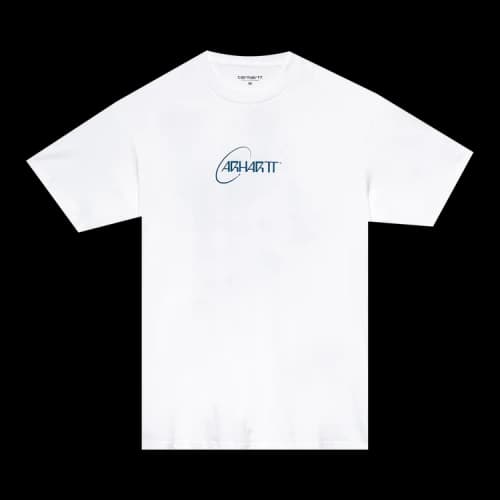 Carhartt WIP Short-Sleeve Orbit T-Shirt 'White/Blue'
