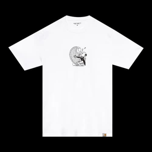 Carhartt WIP Short-Sleeve Harp T-Shirt 'White/Black'