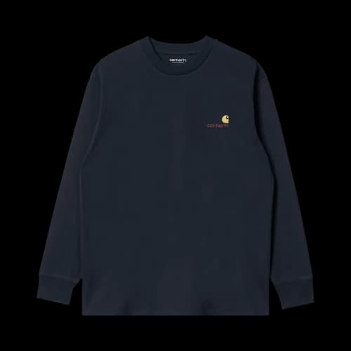 Carhartt WIP Long-Sleeve American Script T-Shirt 'Astro'