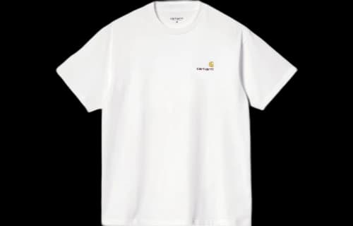 Carhartt WIP American Script Short Sleeve T-Shirt 'White'