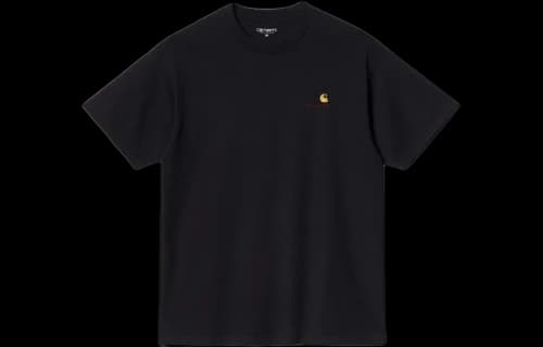 Carhartt WIP American Script Short Sleeve T-Shirt 'Black'