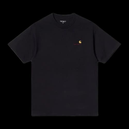 Carhartt WIP American Script Short-Sleeve T-Shirt 'Black'