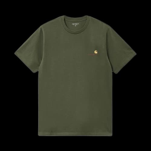 Carhartt WIP American Script T-Shirt 'Tarragon'