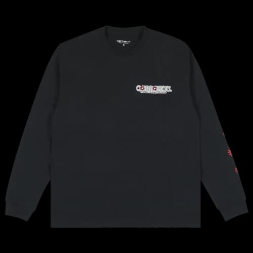 Carhartt WIP Ideal Long-Sleeve T-Shirt 'Black'