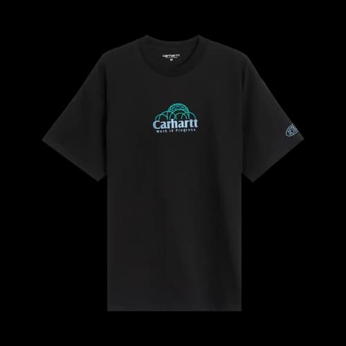 Carhartt WIP Short-Sleeve Geo Script T-Shirt 'Black'