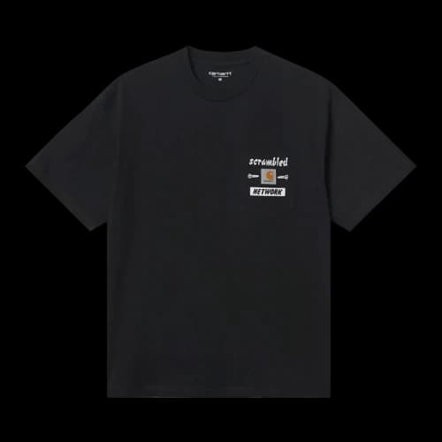 Carhartt WIP Short-Sleeve Scramble Pocket T-Shirt 'Black'