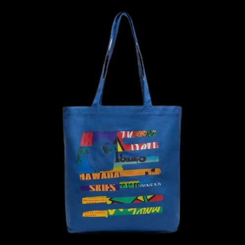 Carhartt WIP Canvas Graphic Tote Bag 'Gulf'