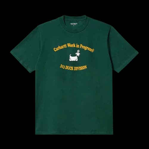 Carhartt WIP Short-Sleeve 313 Duckdivision T-Shirt 'Hedge'