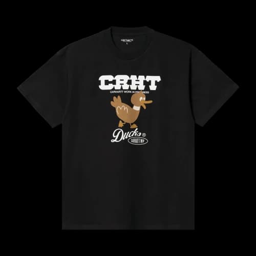 Carhartt WIP Short-Sleeve CRHT Ducks T-Shirt 'Black'