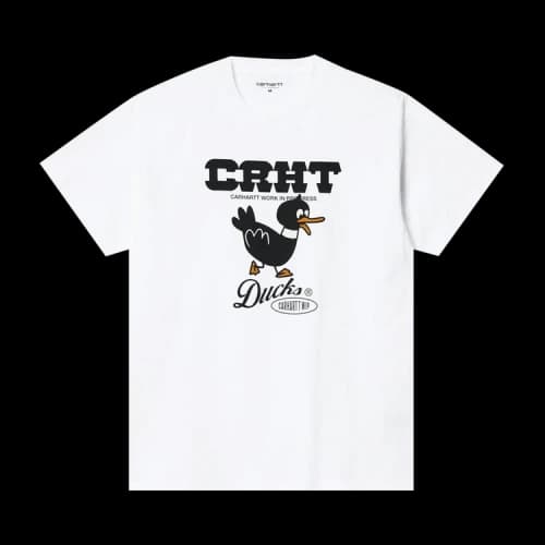 Carhartt WIP Short-Sleeve CRHT Ducks T-Shirt 'White'