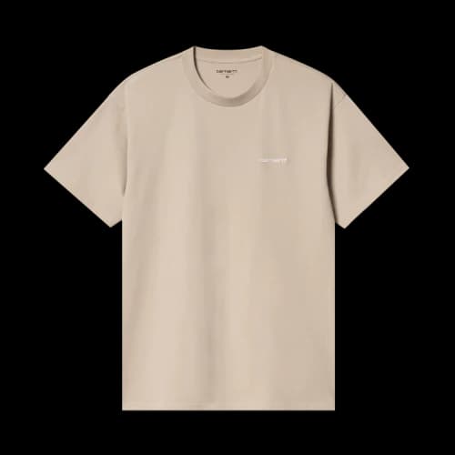 Carhartt WIP Short-Sleeve Script Embroidery T-Shirt 'Beige'